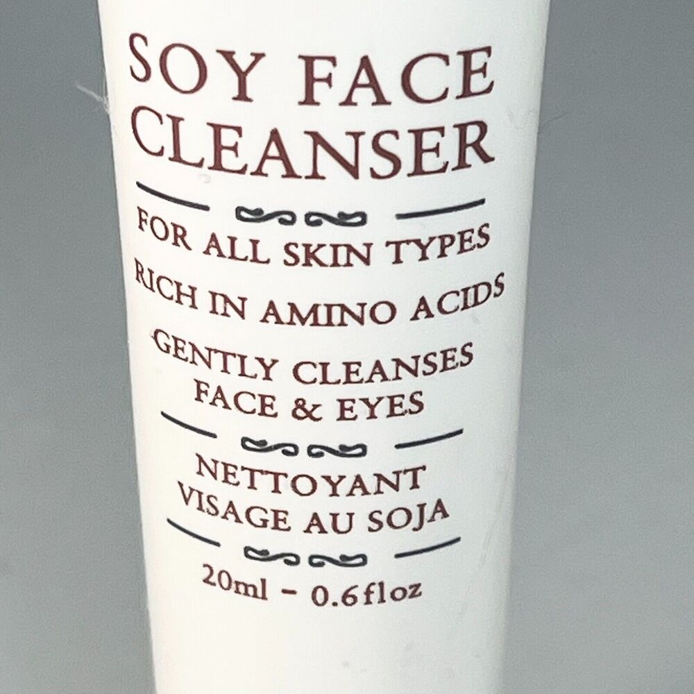 Fresh Soy Fresh Face Cleanser Wash Gentle Amino Acids Travel .6 fl oz 20ml New - Picture 2 of 4